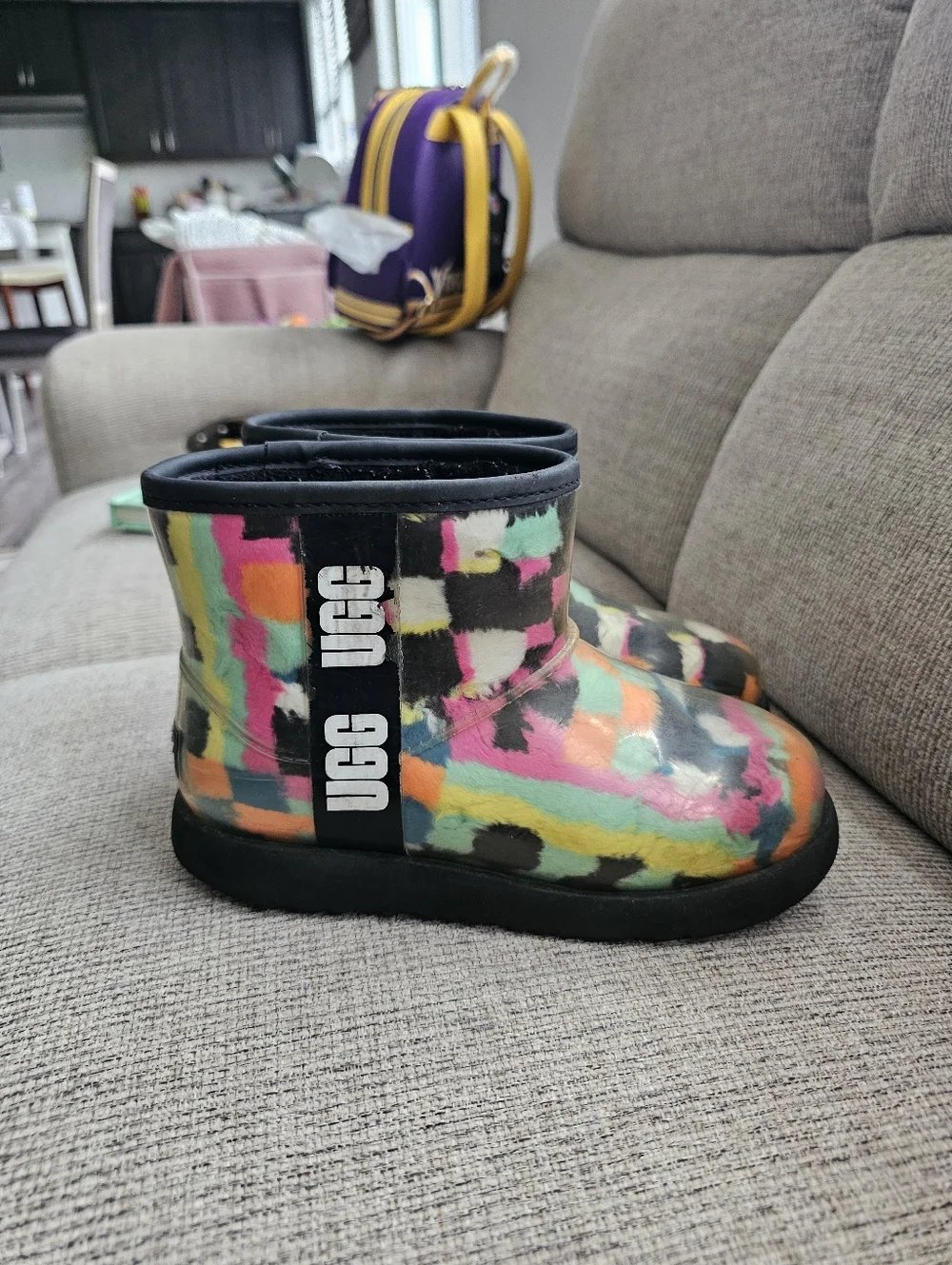 UGG Classic Clear Mini Checks